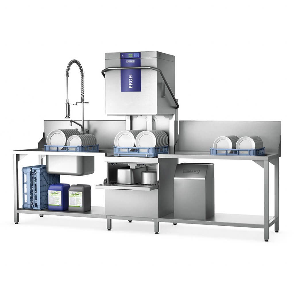 Geschirr- und Utensilienspülmaschine Hobart Two-Level-Washer